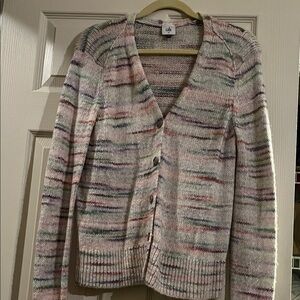 CAbi Pastel Striped Cardigan